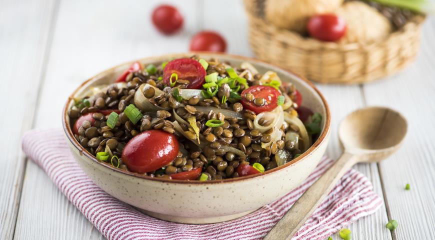 Салат Из Чечевицы Рецепты Просто И Вкусно