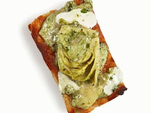 Focaccia مع الخرشوف