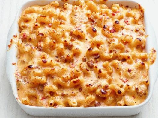 صورة للطبق - ماك والجبن مع سجق الديك الرومي المكسيكي