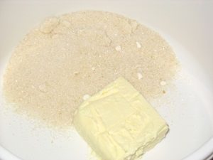 حلوى flambe غروب الشمس