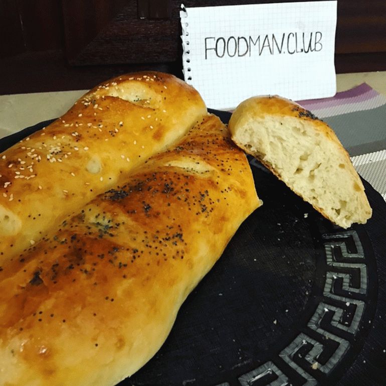 الرغيف الفرنسي الخبز: وصفة الفيديو