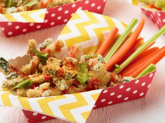 صورة كرسبي بوفالو كوسة في الفرن