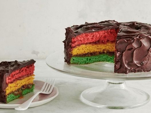 Photo Italian Rainbow Cake