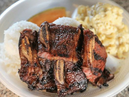 Photo Calbi: أضلاع لحم البقر المشوية على الطريقة الكورية