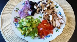 كوب سلطة الخفيفة