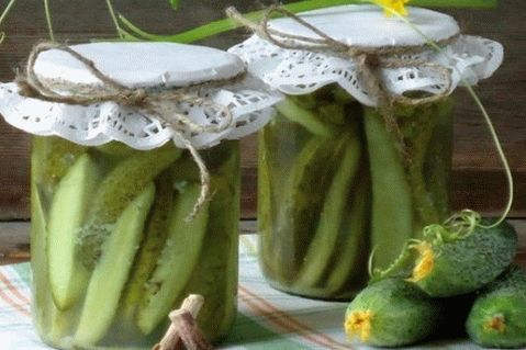 شرائح الخيار المعلب