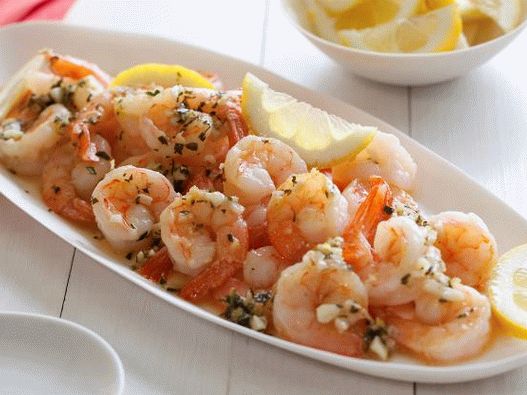 فوتو جمبري مع صلصة الليمون والخميرة