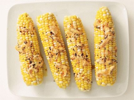 صورة الذرة مع الزيت المتبل