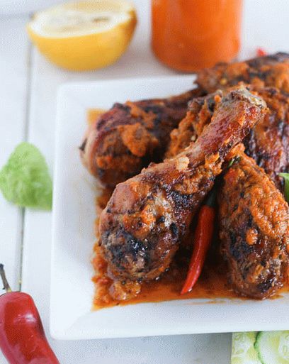 صورة من الدجاج المشوي في ماء مالح