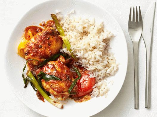 فوتو دجاج مخبوز بالصلصة الحلوة والحامضة