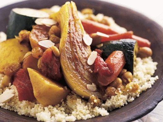 صورة الكسكس مع سبع خضروات صيفية