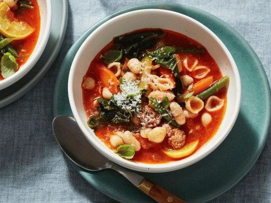 الصورة الصيفية minestrone abruzzo