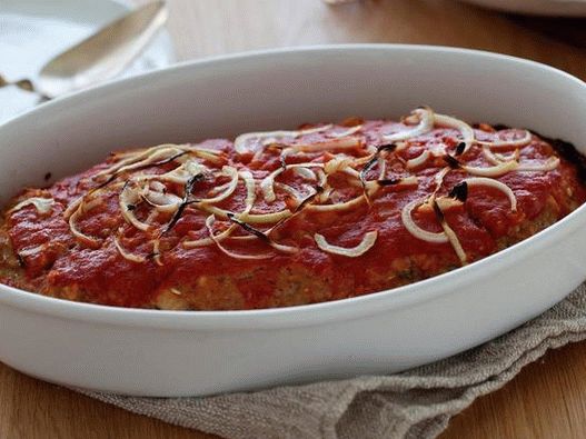 خبز لحم ديك رومي بسيط