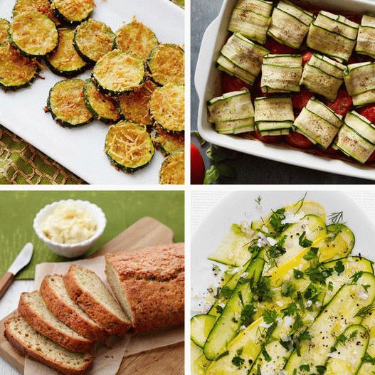 Photo Best Recipes with zucchini and zucchini