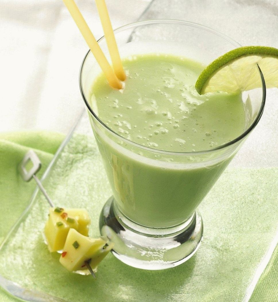 الكيوي ميلك شيك