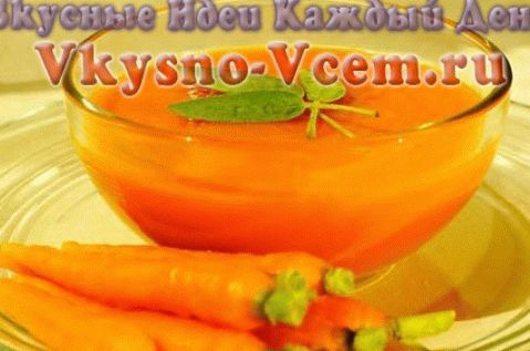 حساء الجزر المهروس