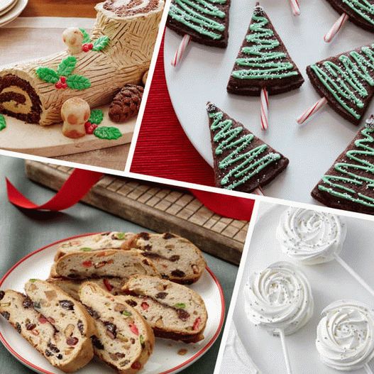 صور عيد الميلاد الحلويات ، 24 وصفات