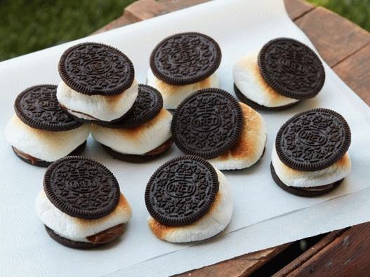 صورة لملفات تعريف الارتباط oreo مع الفصيلة الخبازية في الفرن