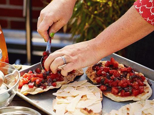 بيتزا مشوية