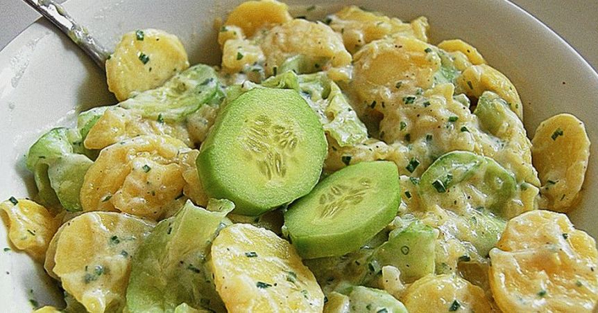 سلطة بطاطس بسيطة