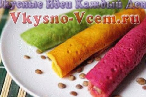 الفطائر متعددة الألوان مع الخضروات للأطفال