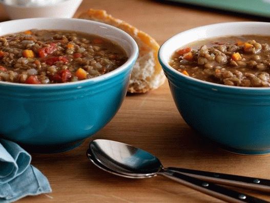 شوربة العدس النباتية