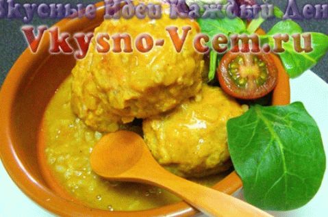 حساء الحمص مع كرات اللحم