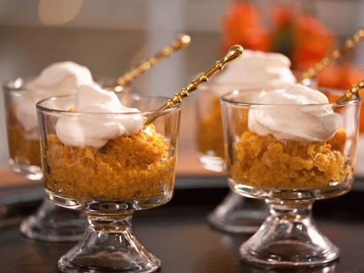 صورة من الأرز والقرع بودنغ