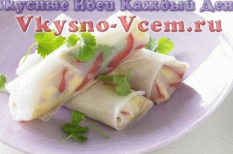 لفائف رز ورق الأرز للأطفال