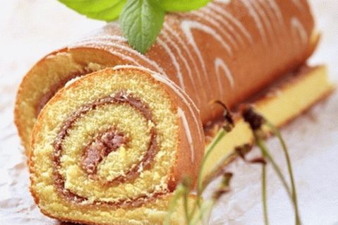 لفة الحليب المكثف