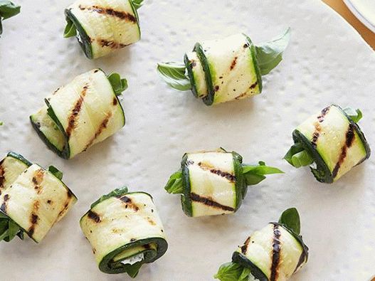 فوتو كوسة مشوية مع الأعشاب والجبن