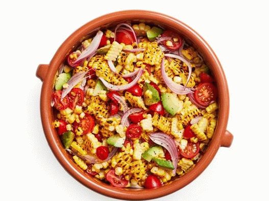 فوتو كورن وسلطة الأفوكادو