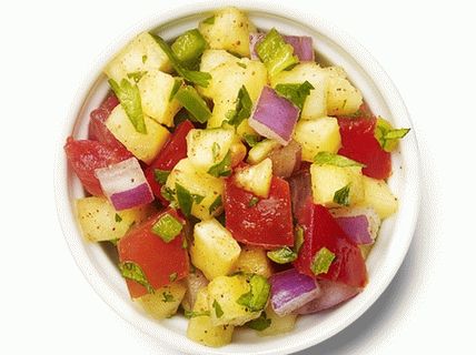 صور الصلصا مع الأناناس