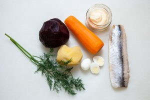 الرنجة على معطف الفرو