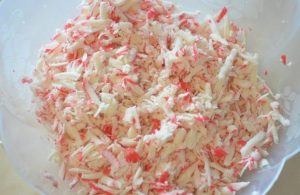 كرات الجبن مع السلمون