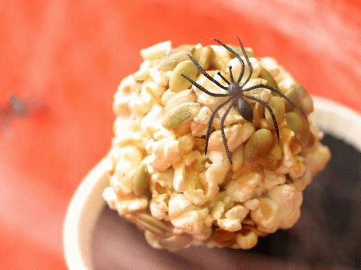 صور كرات الفشار الحلوة والحارة مع بذور اليقطين