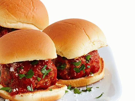 Photo Slider Burgers with Meatballs