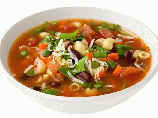 صورة حساء minestrone