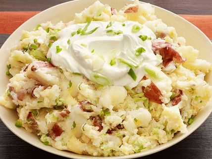 صورة من البطاطا المهروسة المكسيكية المكسيكية