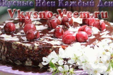 كعكة الكرز الطيور