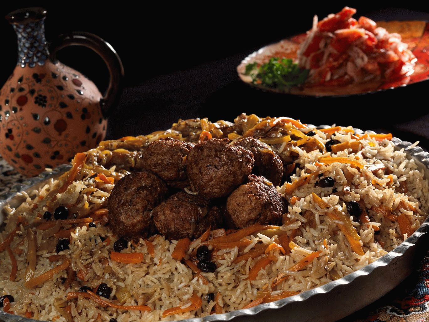 Plov-frikadelki