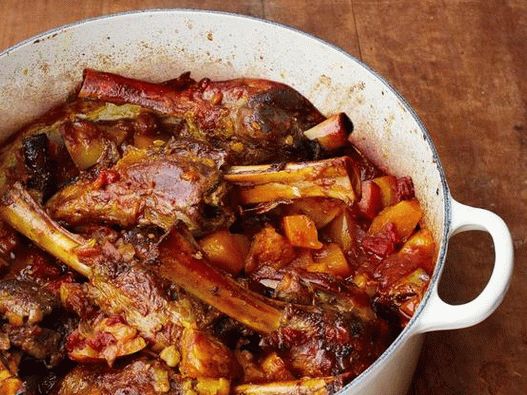 صورة الطبق - طاجان أرجل لحم الضأن باللغة المغربية