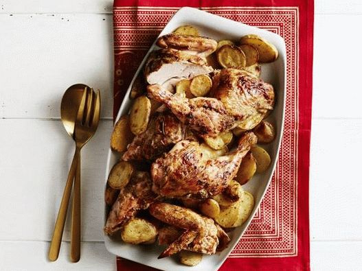 صورة الطبق - الدجاج المخبوز بالبرتقال والبطاطا والهيل