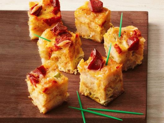 مقبلات صور لكرات البطاطا و سجق كوريزو