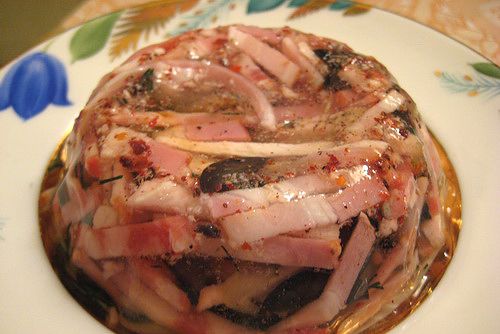 جليد "طبق لحم"