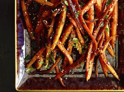 Photo Baked carrots in Arabic