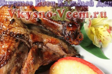 البطة المخبوزة في الفرن