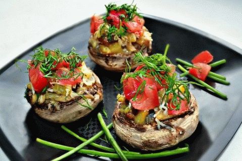 خبز الفطر المحشو