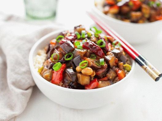 الباذنجان المقلية بالصور