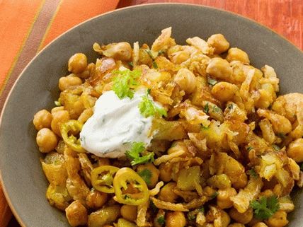 رقائق الصور مع الحمص